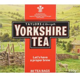 Yorkshire Teabags - Pack Of 80