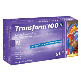 Aurelia Transform Nitrile Powder Free Gloves Medium - Pack Of 100