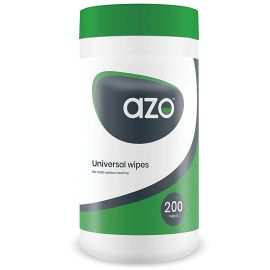 Azo Universal 200 x 180mm Wipes Tub - Pack Of 200