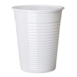 Plastic Disposable Beakers 200ml - 3000 Pack White