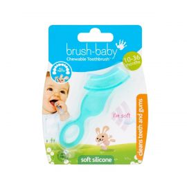 Brush-Baby Chewable Toothbrush (10-36 Months) Teal