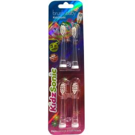 brush-baby KidzSonic Replacement Heads 3+ Years - Pack Of 4