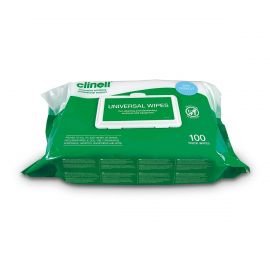 Clinell Universal Cleaning and Disinfectant Wipes for Surfaces - Pack Of 100