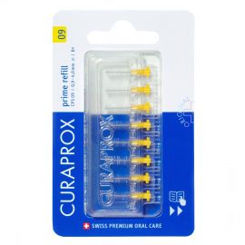 Curaprox CPS09 Yellow Prime Interdental Brushes 0.9mm - Pack Of 8