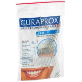 Curaprox LS634 Interdental Brushes - Tapered Fine - 8 Brushes Per Pack 