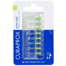 Curaprox CPS011 Green Lime Interdental Brushes 1.1-5.0mm - Pack Of 8