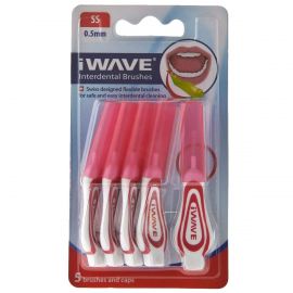 Oraldent iWAVE Red Interdental Brushes 0.50mm - Pack Of 5