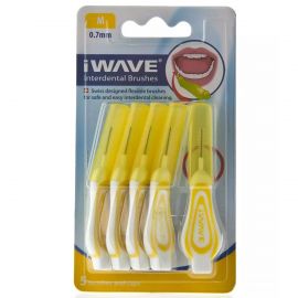 Oraldent iWAVE Yellow Interdental Brushes 0.70mm - Pack Of 5