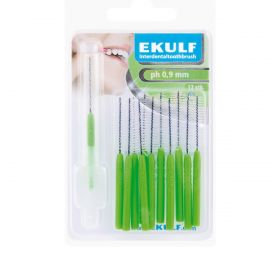Ekulf Ph Max 722 Green Interdental Toothbrushes 0.9mm - 12 Sticks