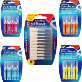 Denti-Brush Interproximal - 6 Brushes Per Pack