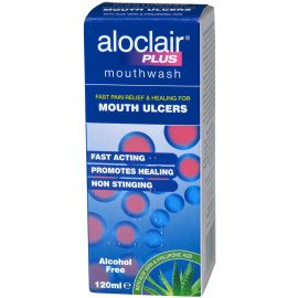 Aloclair PLUS Mouthwash For Mouth Ulcer Treatment 120ml