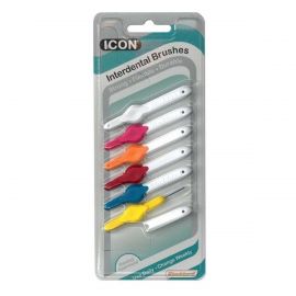 Stoddard Icon Optim Standard Mixed Interdental Brushes - 1 Pack Of 6