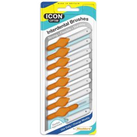 Stoddard Icon Orange Antibacterial Interdental Brushes - 1 Pack Of 8