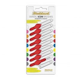 Stoddard Icon Red Standard Interdental Brushes - Pack Of 8
