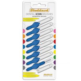 Stoddard Icon Blue Standard Interdental Brushes - Pack Of 8