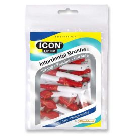 Stoddard Icon Red Interdental Brushes 0.5mm -1 Pack Of 25