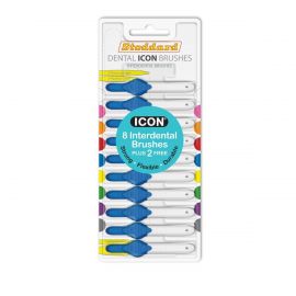 Stoddard Icon Blue Standard Interdental Brush Bonus Pack - 1 Pack Of 8 Plus 2 Free Brushes