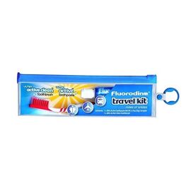 Fluoridine Travel Kit - Toothbrush And With 20ml Toothpaste