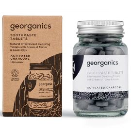 Georganics Toothpaste Tablets Activated Charcoal - Pack Of 120