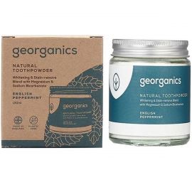 Georganics Whitening Toothpaste Powder English Peppermint 60ml