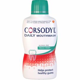 Corsodyl Daily Alcohol Free Fresh Mint Mouthwash 500ml