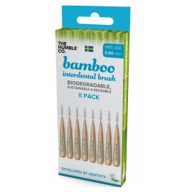 Humble Bamboo Blue Interdental Brushes - Size 3 - Pack Of 8