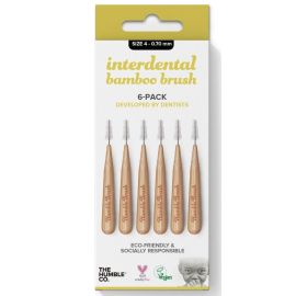 Humble Bamboo Yellow Interdental Brushes Size 4 - Pack Of 6