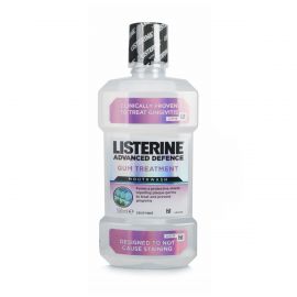 Listerine Advanced Defence Gum Treatment Crisp Mint Mouthwash 500ml