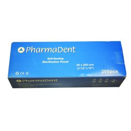 Pharmadent 90x260mm Self Sealing Sterilisation Pouches - Pack Of 200