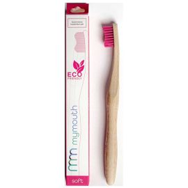 MyMouth Bamboo Adults Pink Soft Toothbrush 