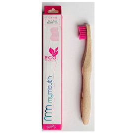 MyMouth Kids Bamboo Adults Toothbrush Pink Soft