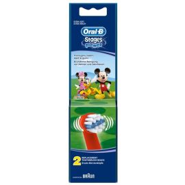 Oral-B Mickey Mouse Twin Pack Toothbrush Heads for Kids