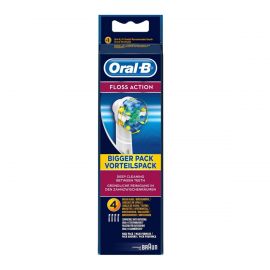 Oral-B Floss Action Replacement Toothbrush Heads - Pack Of 4