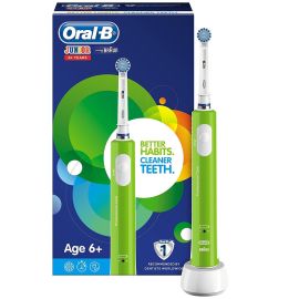 Oral-B Junior Electric Rechargeable Toothbrush 6+ Year - Green