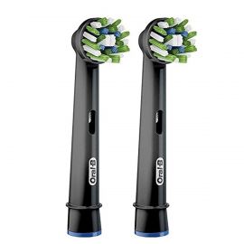 Oral-B Black Cross Action CleanMaximiser Replacement Toothbrush Heads - Pack Of 2