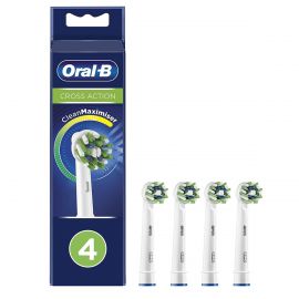 Oral-B Cross Action Toothbrush Head with CleanMaximiser - Pack Of 4