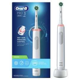 Oral-B Pro 3 3000 Cross Action Electric Toothbrush - White 