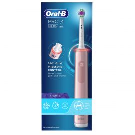 Oral-B Pro 3 3000 3D White Electric Toothbrush - Pink