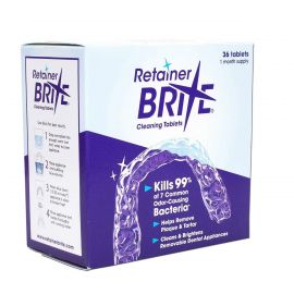 Orthocare Retainer Brite Cleaning Tablets - Pack Of 36