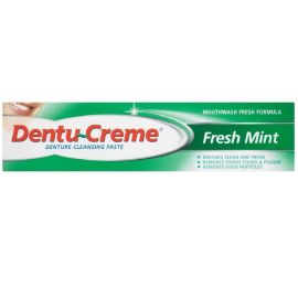 Dentu-Creme Fresh Mint Denture Cleansing Toothpaste 75ml