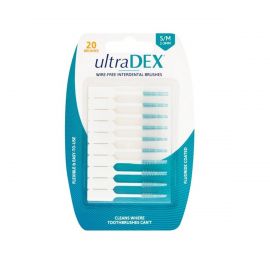Ultradex Wire-Free Small Interdental Brushes - 1 Pack Of 20