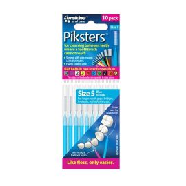 Piksters Blue 0.70mm Interdental Brush Size 5 - 1 Pack of 10