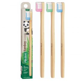 Piksters Bamboo Soft Classic Toothbrush - Color May Vary