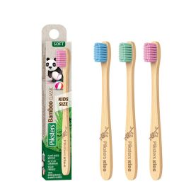 Piksters Bamboo Classic Kids Toothbrush - Soft Bristles 