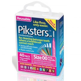 Pikster Pink Interdental Brush Size 00 - Pack Of 40