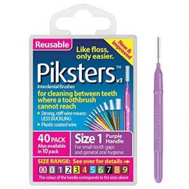 Piksters Purple 0.50mm Interdental Brush Size 1 - 1 Pack of 40