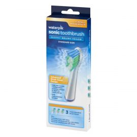 Waterpik Sensonic Toothbrush Standard Brush Heads (Colour May Vary) - Pack Of 3 Brush Heads