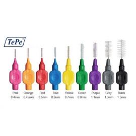 TePe Interdental Brushes - 8 Brushes Per Pack