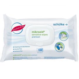Schülke Mikrozid Sensitive Alcohol Free Premium Wipes - Pack Of 100