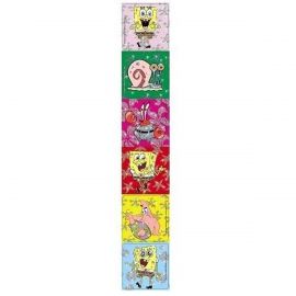 Shermans Spongebob Squarepants Glitter Stickers - Pack Of 100